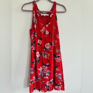 Cupcakes & Cashmere Red V-Neck Sundress